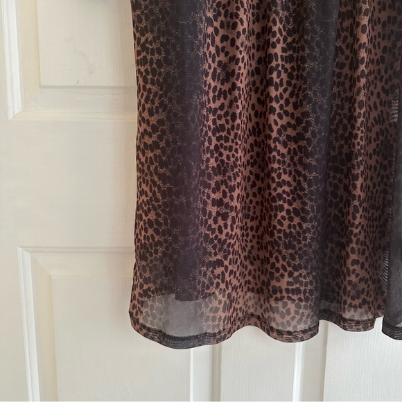 H&M Maternity Leopard Dress‎ Midi Small - Picture 4 of 7